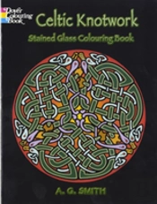 Celtic Knotwork, Stained Glass Coloring Book