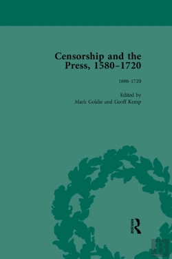 Bertrand.pt - Censorship And The Press, 1580-1720, Volume 4