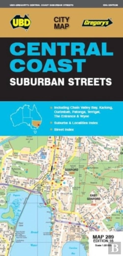 Bertrand.pt - Central Coast Suburban Streets Map 289 16th Ed
