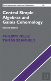 Central Simple Algebras And Galois Cohomology