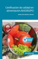 Certificacion De Calidad En Alimentacion Inad002po