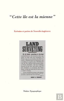 Bertrand.pt - Cette Île Est La Mienne ; Écrivains Et Poètes De Nouvelle Angleterre