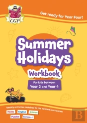 Cgp Summer Holidays Activity Workbook - For Kids Between Year 3 And Year 4 (Ages 7-8)