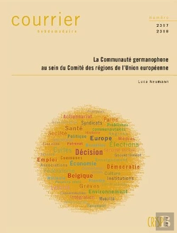 Bertrand.pt - Ch2317-2318 - La Communaute Germanophone Au Sein Du Comite Des Regions De L'Union Europeenne