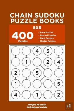 Bertrand.pt - Chain Sudoku Puzzle Books - 400 Easy To Master Puzzles 5x5 (Volume 1)