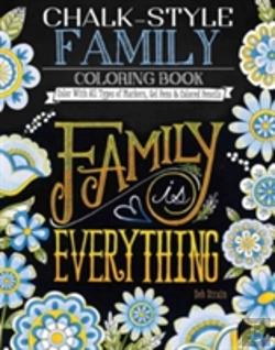 Bertrand.pt - Chalk-Style Family Coloring Book