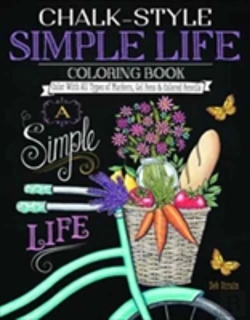 Bertrand.pt - Chalk-Style Simple Life Coloring Book