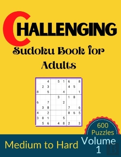 Bertrand.pt - Challenging Sudoku Book For Adults Volume 1