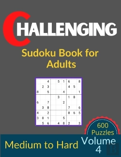 Bertrand.pt - Challenging Sudoku Book For Adults Volume 4