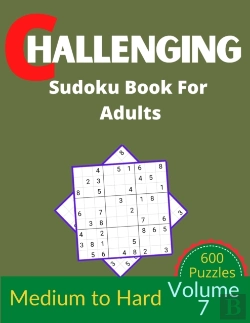 Bertrand.pt - Challenging Sudoku Book For Adults Volume 7