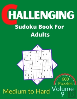 Bertrand.pt - Challenging Sudoku Book For Adults Volume 9