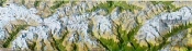 Chamonix-Zermatt - Mapa Panoramico