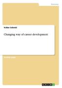 Changing Way Of Career Development