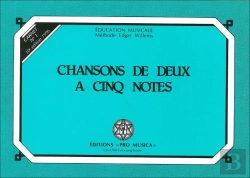 Bertrand.pt - Chansons De Deux À Cinq Notes, Carnet N°1