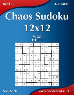 Bertrand.pt - Chaos Sudoku 12x12 - Mittel - Band 17 -