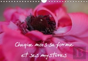Chaque Mois Sa Forme Et Ses Mysteres Calendrier Mural 2018 Din A4 Horizontal
