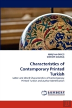 Bertrand.pt - Characteristics Of Contemporary Printed Turkish