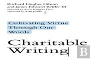 Charitable Writing Â€“ Cultivating Virtue Through Our Words
