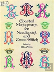 Charted Monograms For Needlepoint And Cross-Stitch