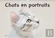 Chats En Portraits Calendrier Mural 2018 Din A3 Horizontal