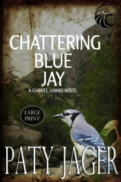 Chattering Blue Jay Large Print