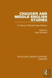 Chaucer And Middle English Studies