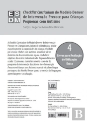 Checklist Curriculum do Modelo Denver de Intervenção Precoce para Crianças Pequenas com Autismo