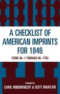 Checklist Of American Imprints 1846