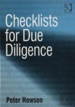 Checklists For Due Diligence