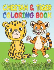 Cheetah & Tiger Coloring Book