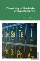 Chemistry Of The Main Group Elements