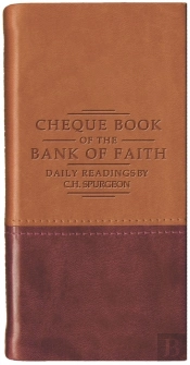Chequebook Of The Bank Of Faith - Tan/Burgundy
