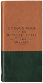 Chequebook Of The Bank Of Faith - Tan/Green