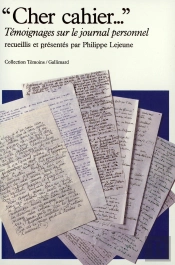 «Cher Cahier...» : Témoignages Sur Le Journal Personnel