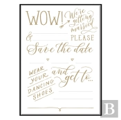 Cheree Berry Love Lettering Save The Date Notecards