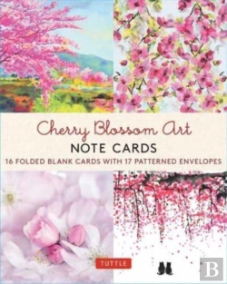 Bertrand.pt - Cherry Blossom Art, 16 Note Cards