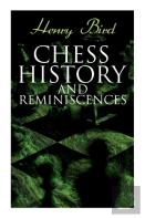 Chess History And Reminiscences