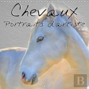 Chevaux Portraits D Artiste Calendrier Mural 2018 300 300 Mm Square