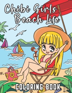 Bertrand.pt - Chibi Girls Beach Life Coloring Book