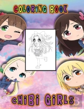 Chibi Girls Coloring Book