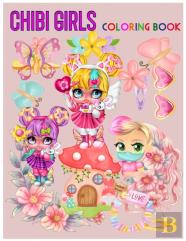 Chibi Girls Coloring Book