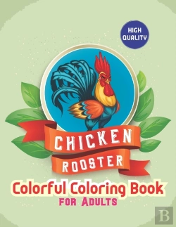 Bertrand.pt - Chicken & Rooster Colorful Coloring Book For Adults