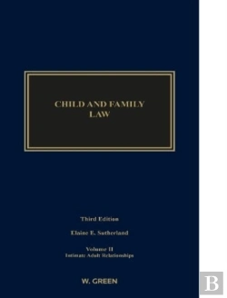 Bertrand.pt - Child And Family Law: Edition 3, Volume Ii: Intimate Adult Relationships