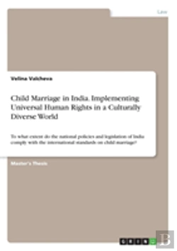 Bertrand.pt - Child Marriage In India. Implementing Universal Human Rights In A Culturally Diverse World