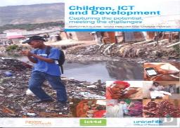 Children, Ict And Development