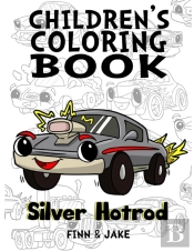 Children'S Coloring Book, Silver Hotrod: