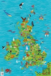 Children'S Map Of The United Kingdom And Ireland