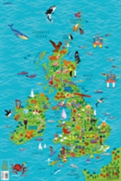 Bertrand.pt - Children'S Map Of The United Kingdom And Ireland