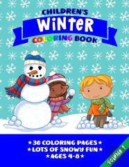 Children'S Winter Coloring Book