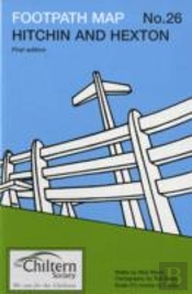 Chiltern Society Footpath Map No. 26 Hitchin And Hexton